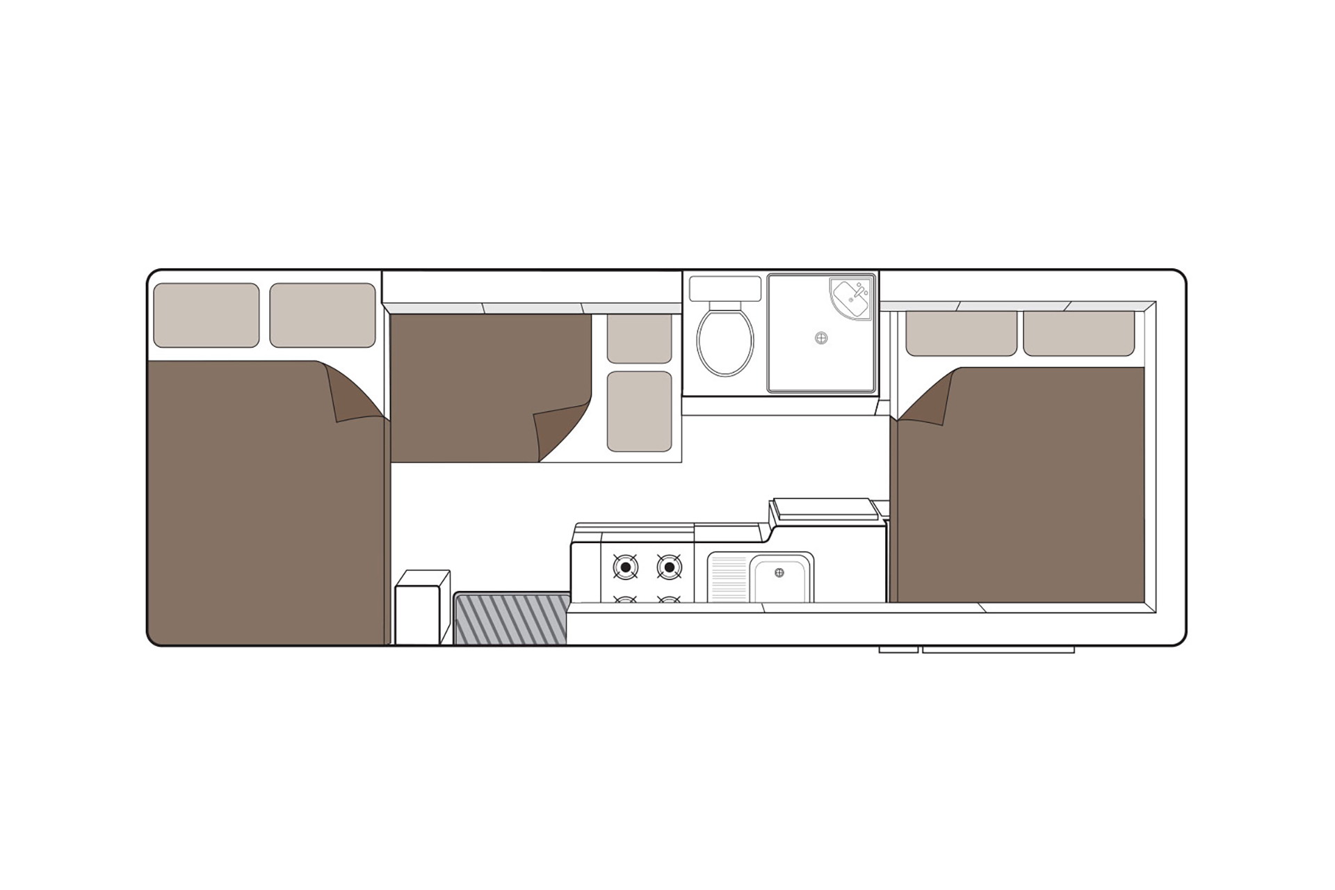 Carousel Popup Thumnails 7 - 2021 Windsor Platinum M725 Mercedes 6 Berth