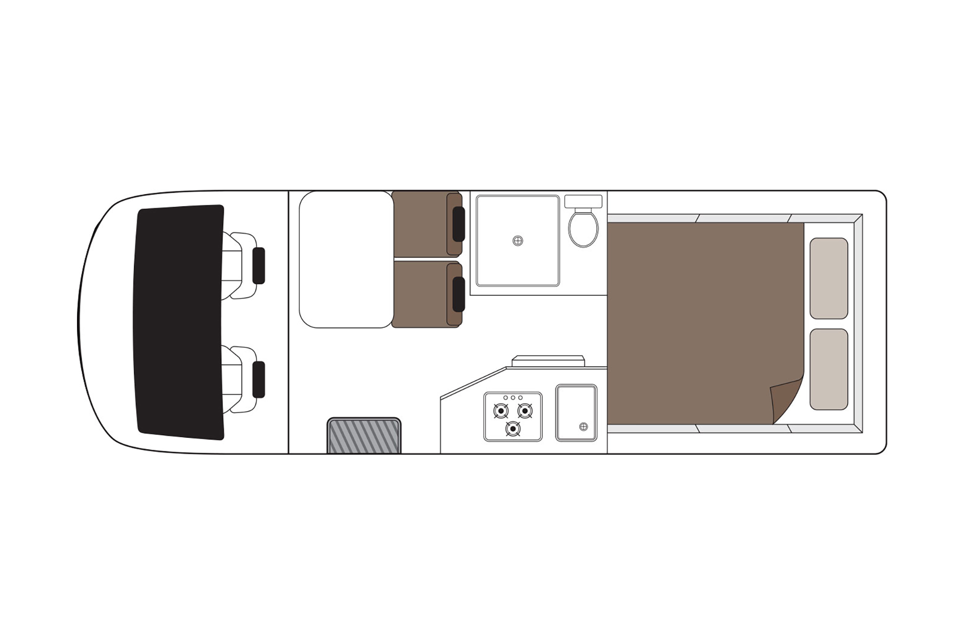 Carousel Popup Thumnails 7 - 2021 Talvor Euro Tourer Mercedes 4 Berth