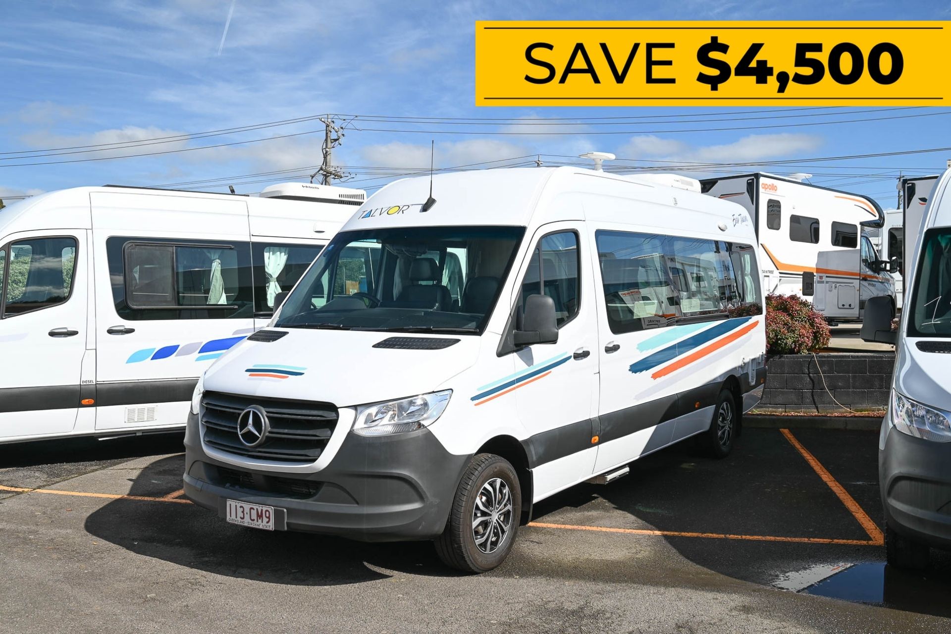 Carousel Popup Main - 2021 Talvor Euro Tourer Mercedes 4 Berth
