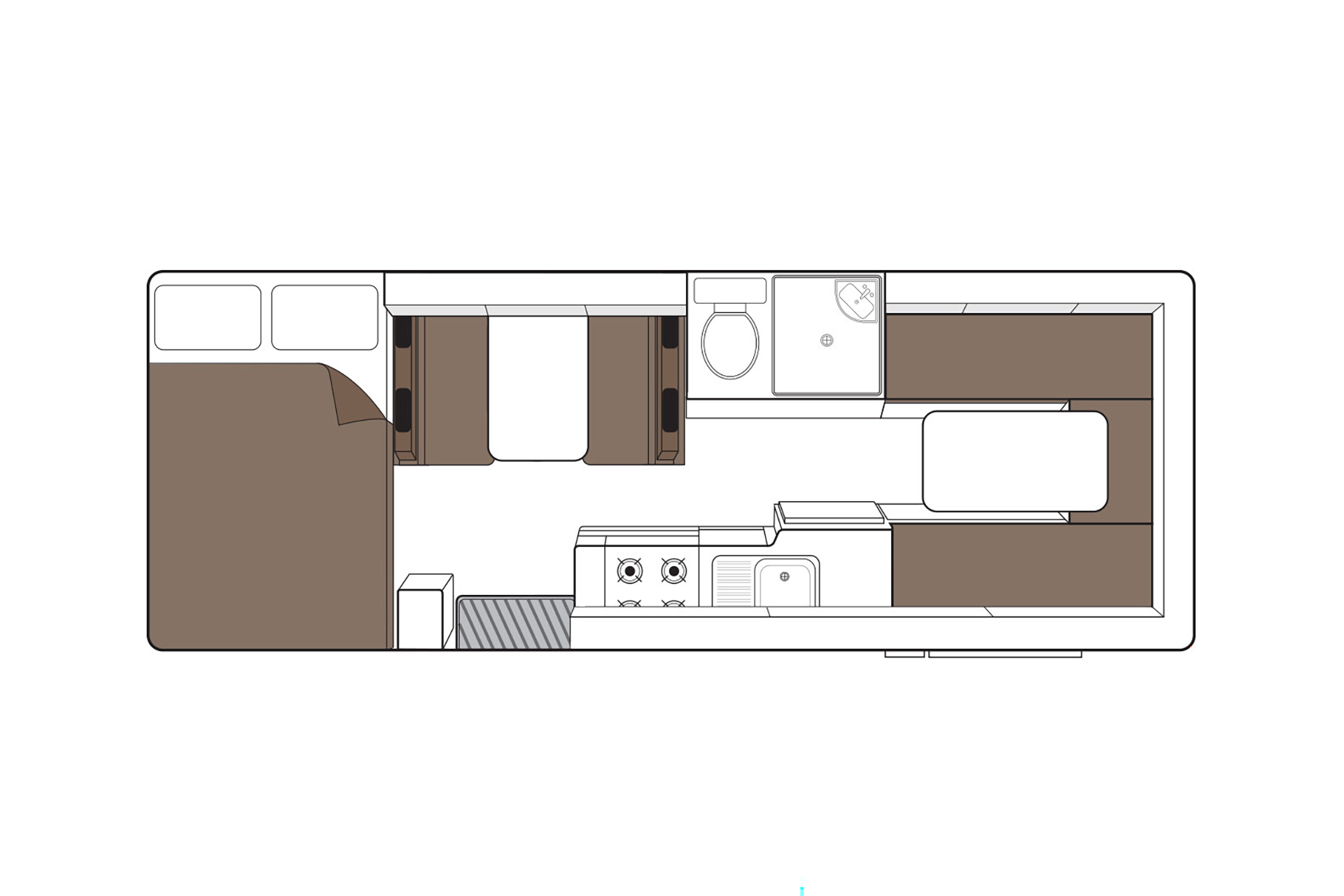 Carousel Popup Thumnails 6 - 2021 Windsor Platinum M725 Mercedes 6 Berth
