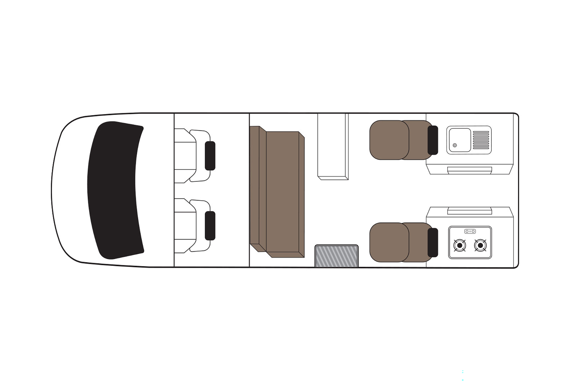 Carousel Popup Thumnails 27 - 2018 Talvor Endeavour Toyota HiAce 4 Berth