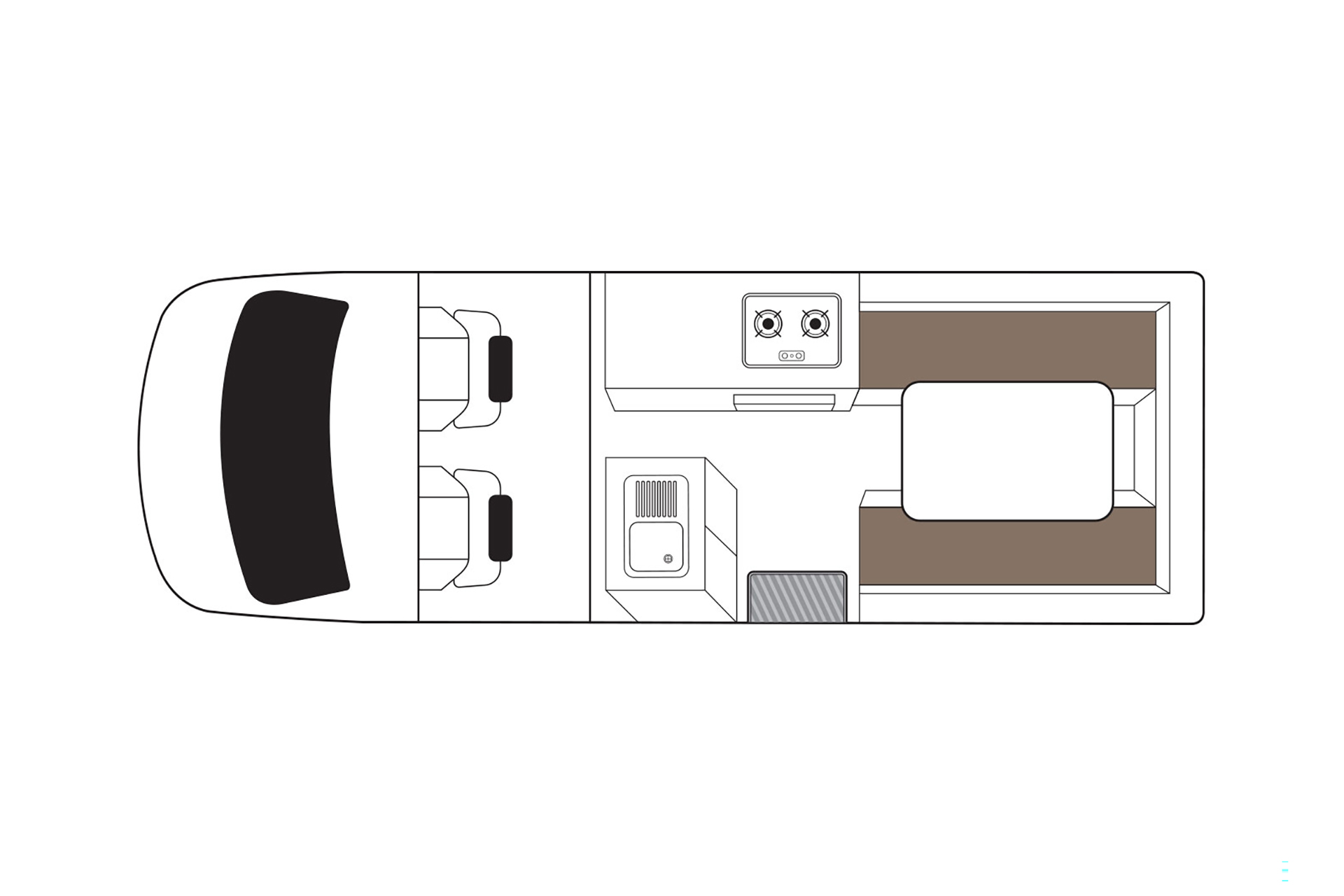 Carousel Popup Thumnails 4 - 2018 Windsor HiTop Plus T490 Toyota 2 Berth